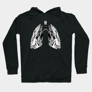 Marble human lungs Hoodie